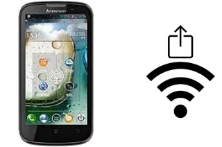 How to generate a QR code with the Wi-Fi password on a Lenovo A800