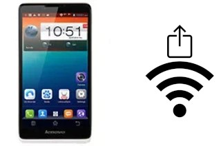 How to generate a Wi-Fi QR code on an Lenovo A889