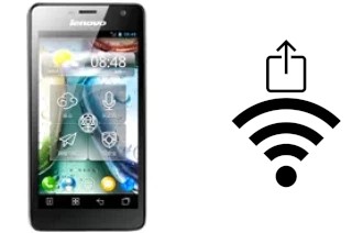 How to generate a QR code with the Wi-Fi password on a Lenovo K860