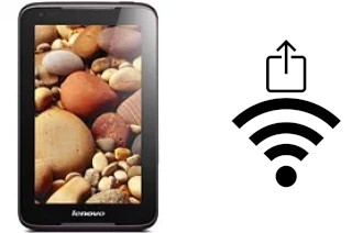 How to generate a QR code with the Wi-Fi password on a Lenovo IdeaTab A1000