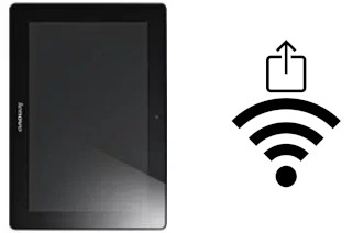 How to generate a QR code with the Wi-Fi password on a Lenovo IdeaTab S6000F