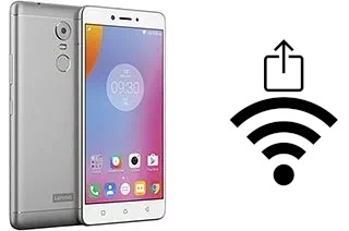 How to generate a QR code with the Wi-Fi password on a Lenovo K6 Note