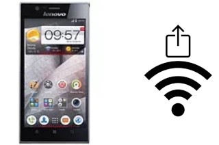 How to generate a QR code with the Wi-Fi password on a Lenovo K900