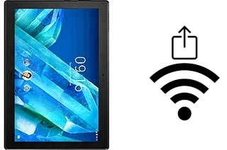 How to generate a QR code with the Wi-Fi password on a Lenovo moto tab