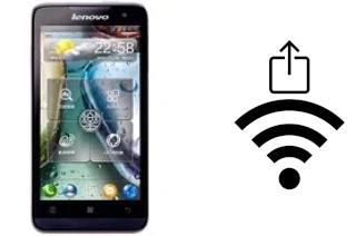 How to generate a QR code with the Wi-Fi password on a Lenovo P770