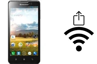 How to generate a QR code with the Wi-Fi password on a Lenovo P780