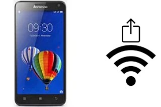 How to generate a QR code with the Wi-Fi password on a Lenovo S580