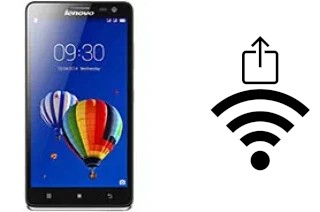 How to generate a QR code with the Wi-Fi password on a Lenovo S856