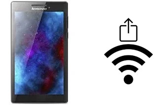 How to generate a QR code with the Wi-Fi password on a Lenovo Tab 2 A7-30