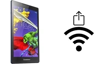 How to generate a QR code with the Wi-Fi password on a Lenovo Tab 2 A8-50