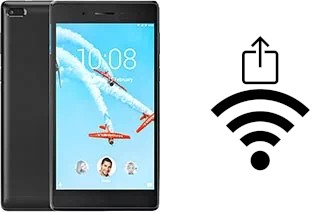 How to generate a Wi-Fi QR code on an Lenovo Tab 7 Essential