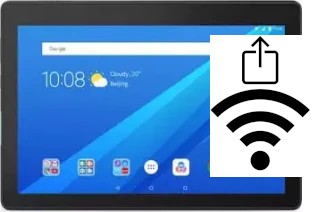 How to generate a QR code with the Wi-Fi password on a Lenovo Tab E10