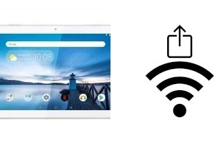 How to generate a QR code with the Wi-Fi password on a Lenovo Tab M10