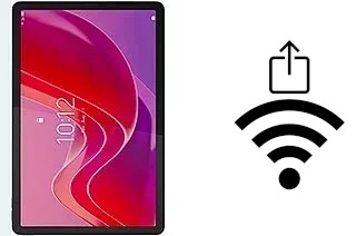 How to generate a Wi-Fi QR code on an Lenovo Tab M11