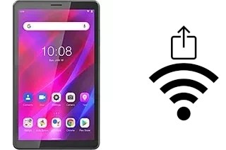 How to generate a Wi-Fi QR code on an Lenovo Tab M7 (3rd Gen)