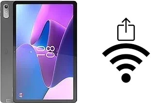 How to generate a Wi-Fi QR code on an Lenovo Tab P11 Gen 2