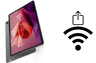 How to generate a Wi-Fi QR code on an Lenovo Tab P12