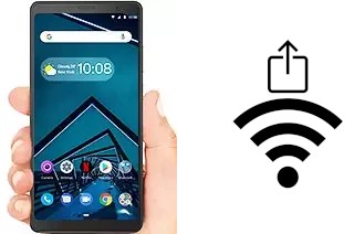 How to generate a QR code with the Wi-Fi password on a Lenovo Tab V7