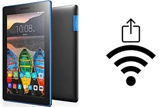 How to generate a Wi-Fi QR code on an Lenovo Tab3 7