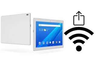 How to generate a Wi-Fi QR code on an Lenovo Tab4 10