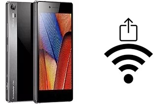 How to generate a QR code with the Wi-Fi password on a Lenovo Vibe Shot