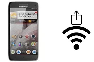 How to generate a QR code with the Wi-Fi password on a Lenovo Vibe X S960