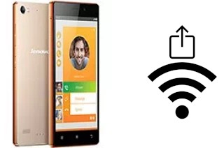 How to generate a QR code with the Wi-Fi password on a Lenovo Vibe X2