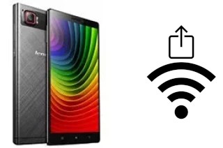 How to generate a QR code with the Wi-Fi password on a Lenovo Vibe Z2