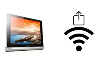 How to generate a QR code with the Wi-Fi password on a Lenovo Yoga Tablet 10