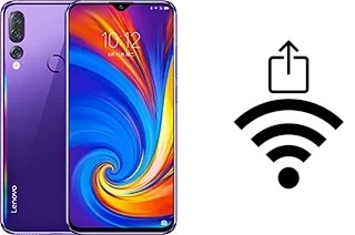 How to generate a Wi-Fi QR code on an Lenovo Z5s