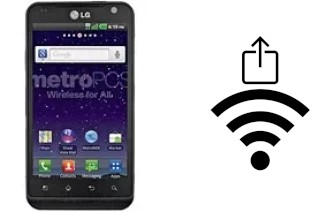 How to generate a Wi-Fi QR code on an LG Esteem MS910