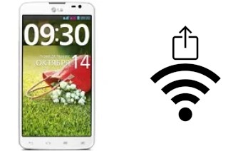 How to generate a QR code with the Wi-Fi password on a LG G Pro Lite Dual