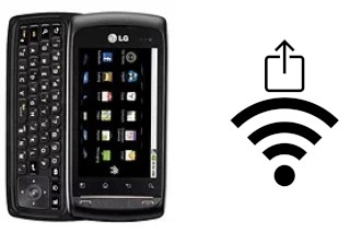 How to generate a QR code with the Wi-Fi password on a LG Axis