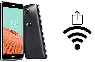 How to generate a QR code with the Wi-Fi password on a LG Bello II