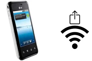 How to generate a QR code with the Wi-Fi password on a LG Optimus Chic E720