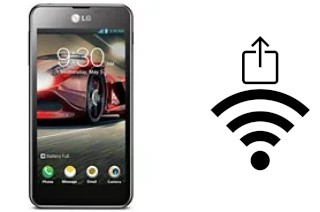 How to generate a QR code with the Wi-Fi password on a LG Optimus F5