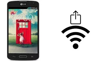 How to generate a QR code with the Wi-Fi password on a LG F70 D315