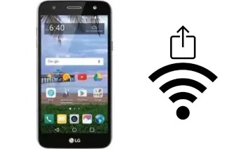 How to generate a QR code with the Wi-Fi password on a LG Fiesta LTE