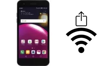 How to generate a QR code with the Wi-Fi password on a LG Fortune 2