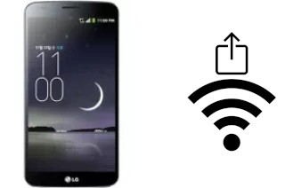 How to generate a Wi-Fi QR code on an LG G Flex