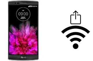 How to generate a QR code with the Wi-Fi password on a LG G Flex2