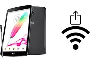 How to generate a QR code with the Wi-Fi password on a LG G Pad II 8.0 LTE