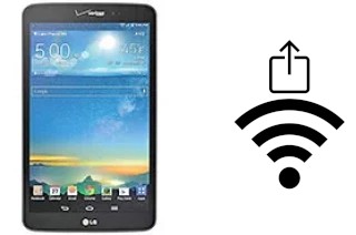 How to generate a Wi-Fi QR code on an LG G Pad 8.3 LTE