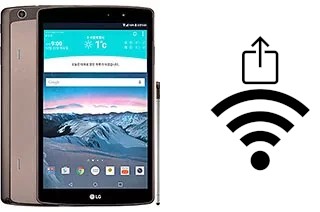 How to generate a Wi-Fi QR code on an LG G Pad II 8.3 LTE