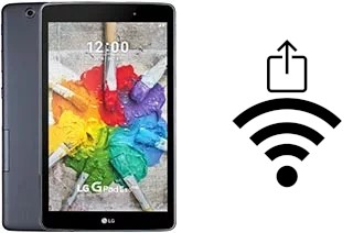 How to generate a QR code with the Wi-Fi password on a LG G Pad III 10.1 FHD