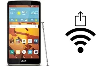 How to generate a QR code with the Wi-Fi password on a LG G Stylo