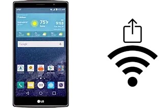 How to generate a Wi-Fi QR code on an LG G Vista 2