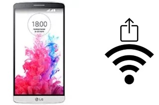 How to generate a QR code with the Wi-Fi password on a LG G3 Dual-LTE