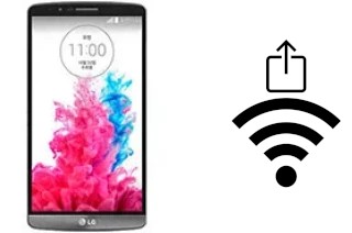 How to generate a QR code with the Wi-Fi password on a LG G3 Screen