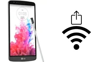 How to generate a QR code with the Wi-Fi password on a LG G3 Stylus